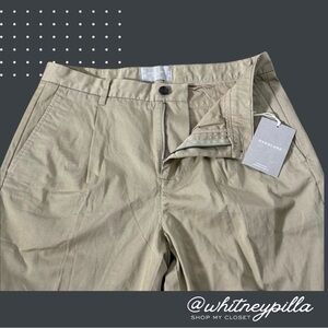 3/$20 Everlane Pants Classic Twill pleated chino in Khaki Trench Men‘s 32x30 NWT